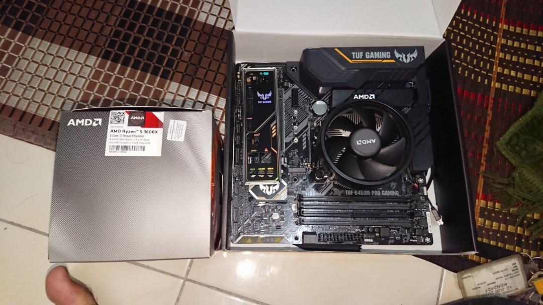 Ryzen 3600x Asus Tuf B450m Pro Gaming Electronics Computers Desktops On Carousell