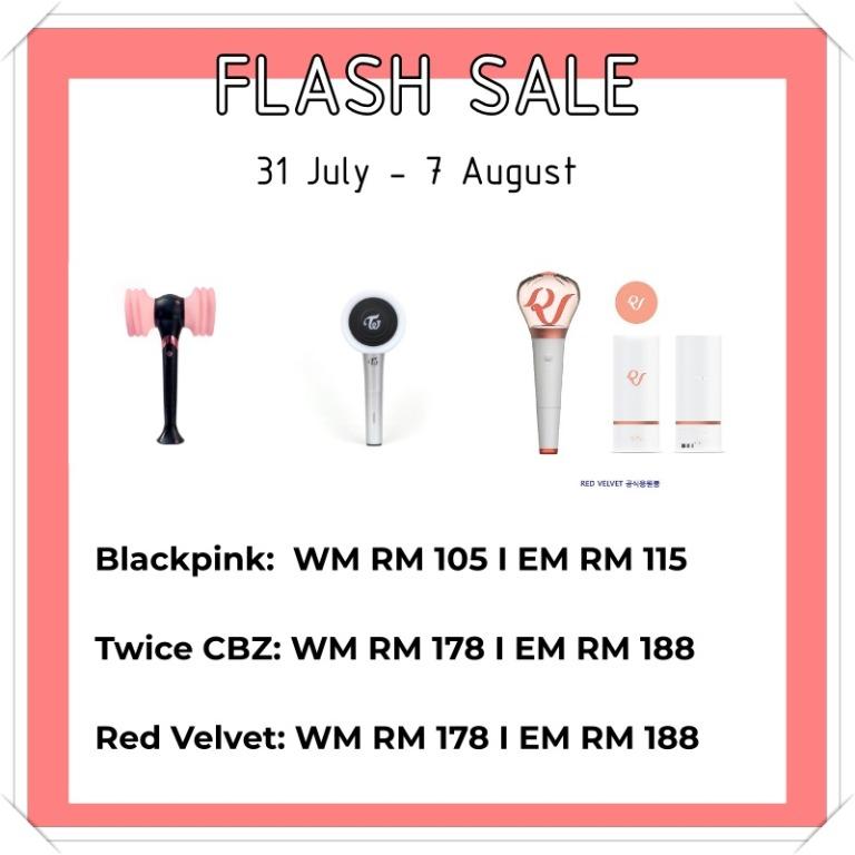 Sales Blackpink Twice Red Velvet Gfriend Gidle Lightstick K Wave On Carousell