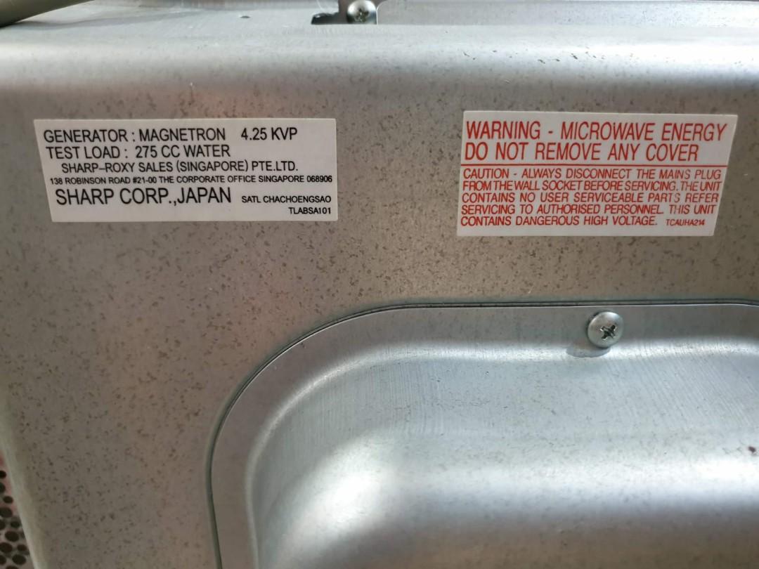 Sharp R898M (S) 26L Counter Top Double Grill/Convection Microwave Oven