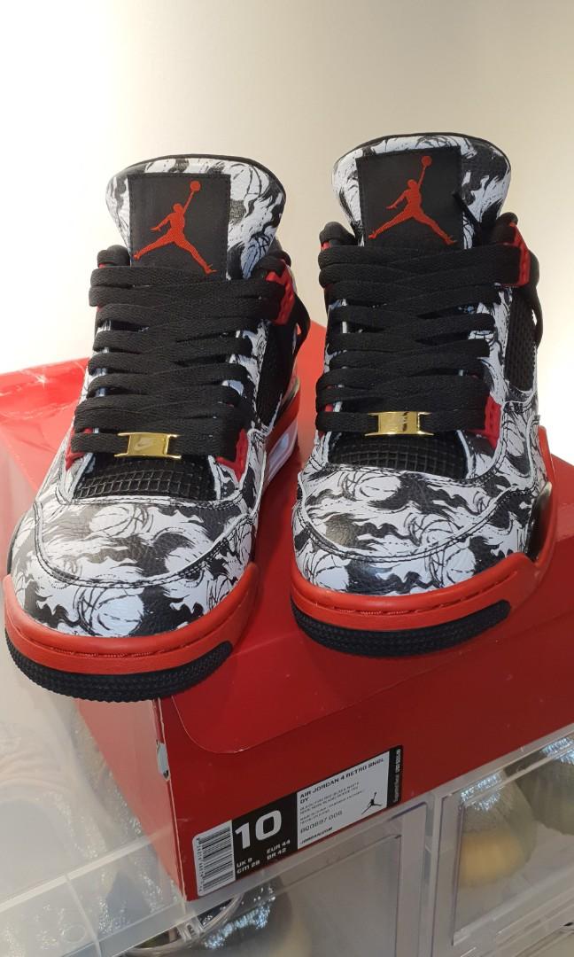 Nike air jordan 4 on sale tattoo