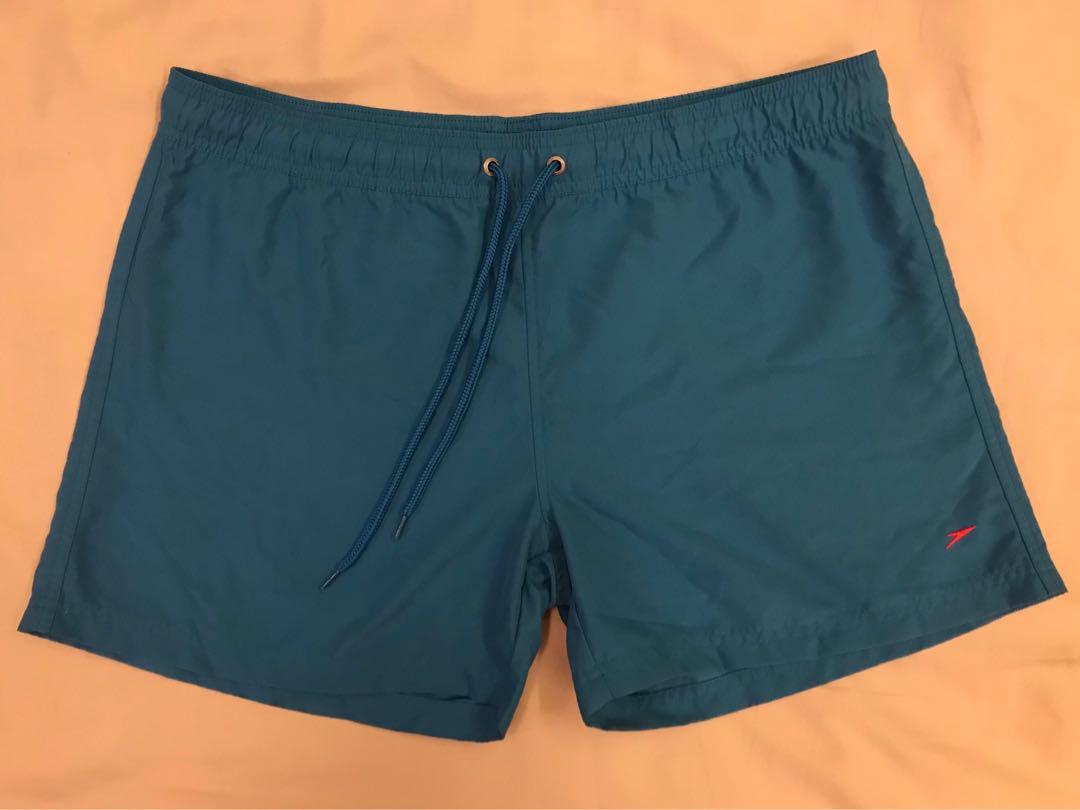 Speedo Blue Swim Board Shorts (Category: Shorts) located in Makati City. Submitted by goodgoodco (Listing ID 1024989535, Image 1). Description: Condition is 9/10. Price is negotiable. .