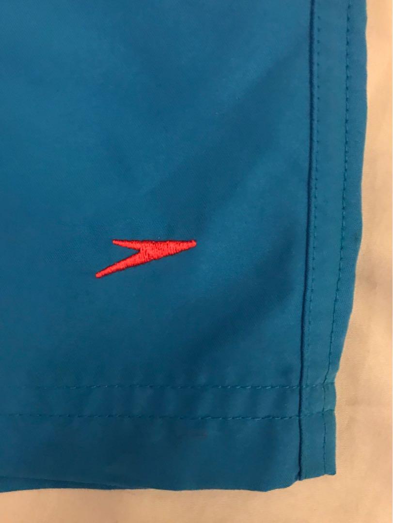 Speedo Blue Swim Board Shorts (Category: Shorts) located in Makati City. Submitted by goodgoodco (Listing ID 1024989535, Image 3). Description: Condition is 9/10. Price is negotiable. .