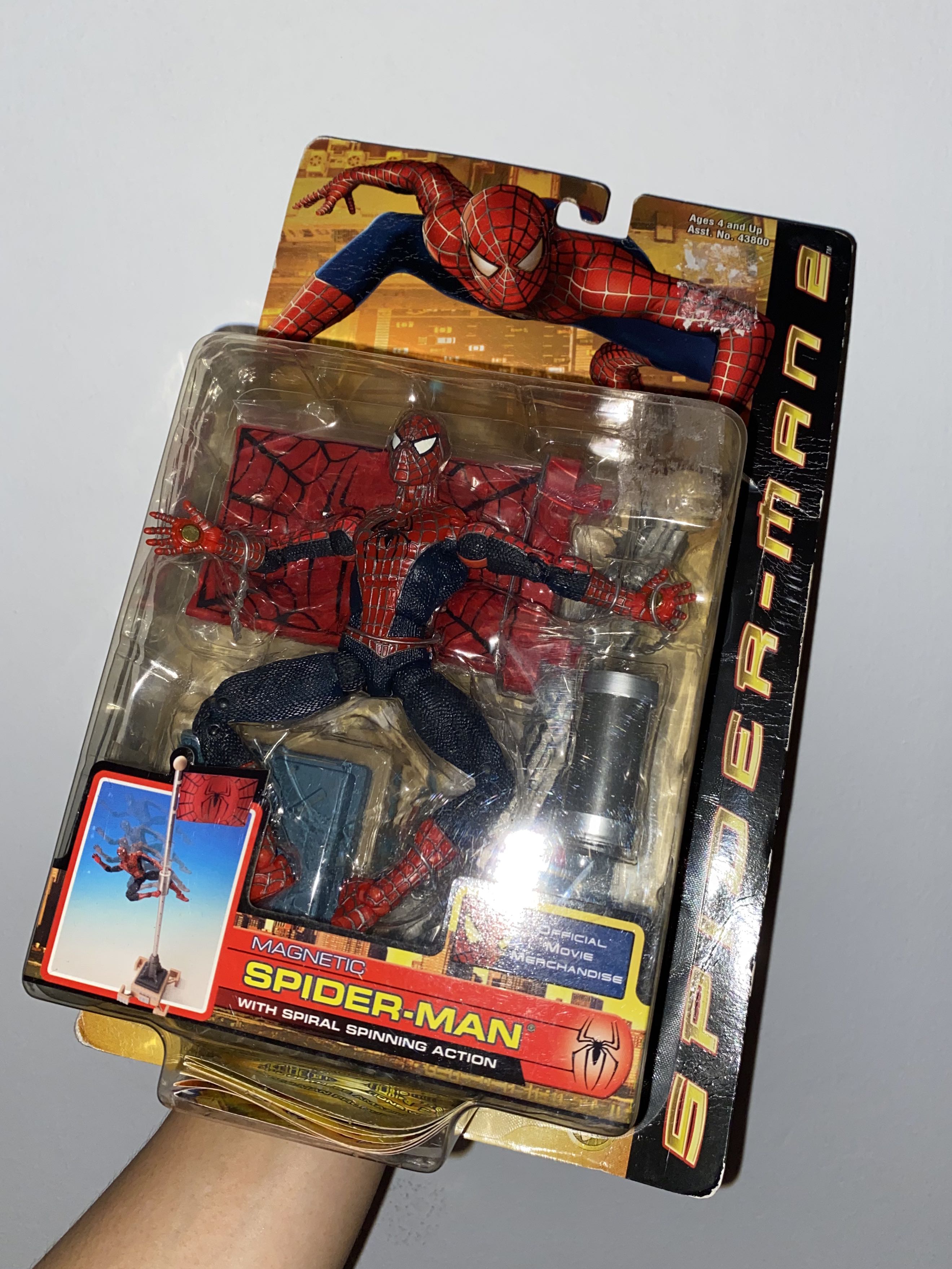 Spider man 2 magnetic action figure new arrivals
