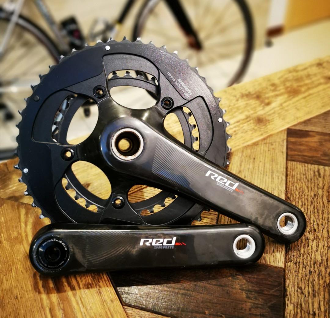 SRAM Red 22 GXP 11 Speed Crankset 165mm Crank 50 34T chainrings