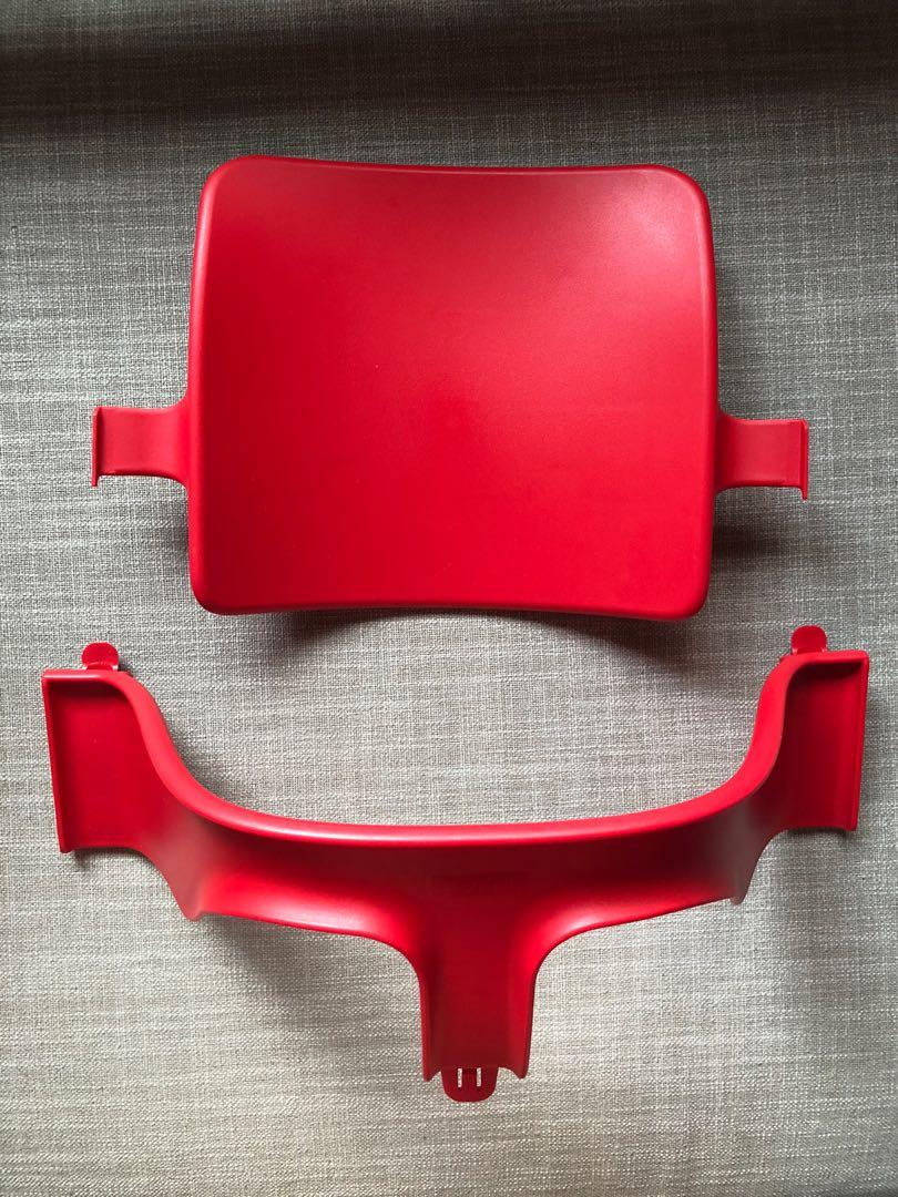 tripp trapp baby set red