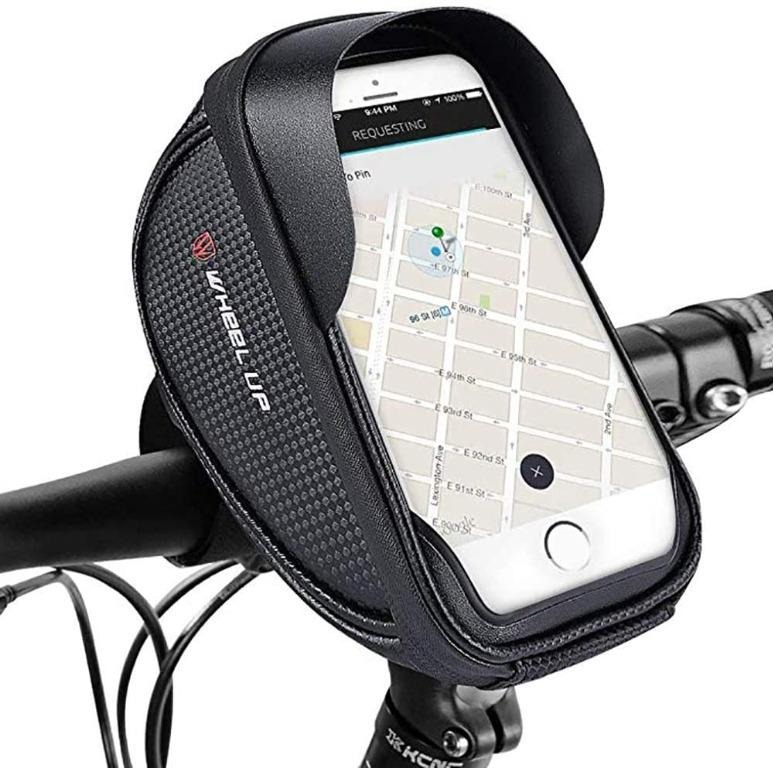 T3vc3 Sici Bike Frame Bag Wheel Up 6 Inch Mobile Phone Holder Bicycle Handle Bag Bicycle Bag Holder Bike Accessories Black Bicycles Pmds Parts Accessories On Carousell