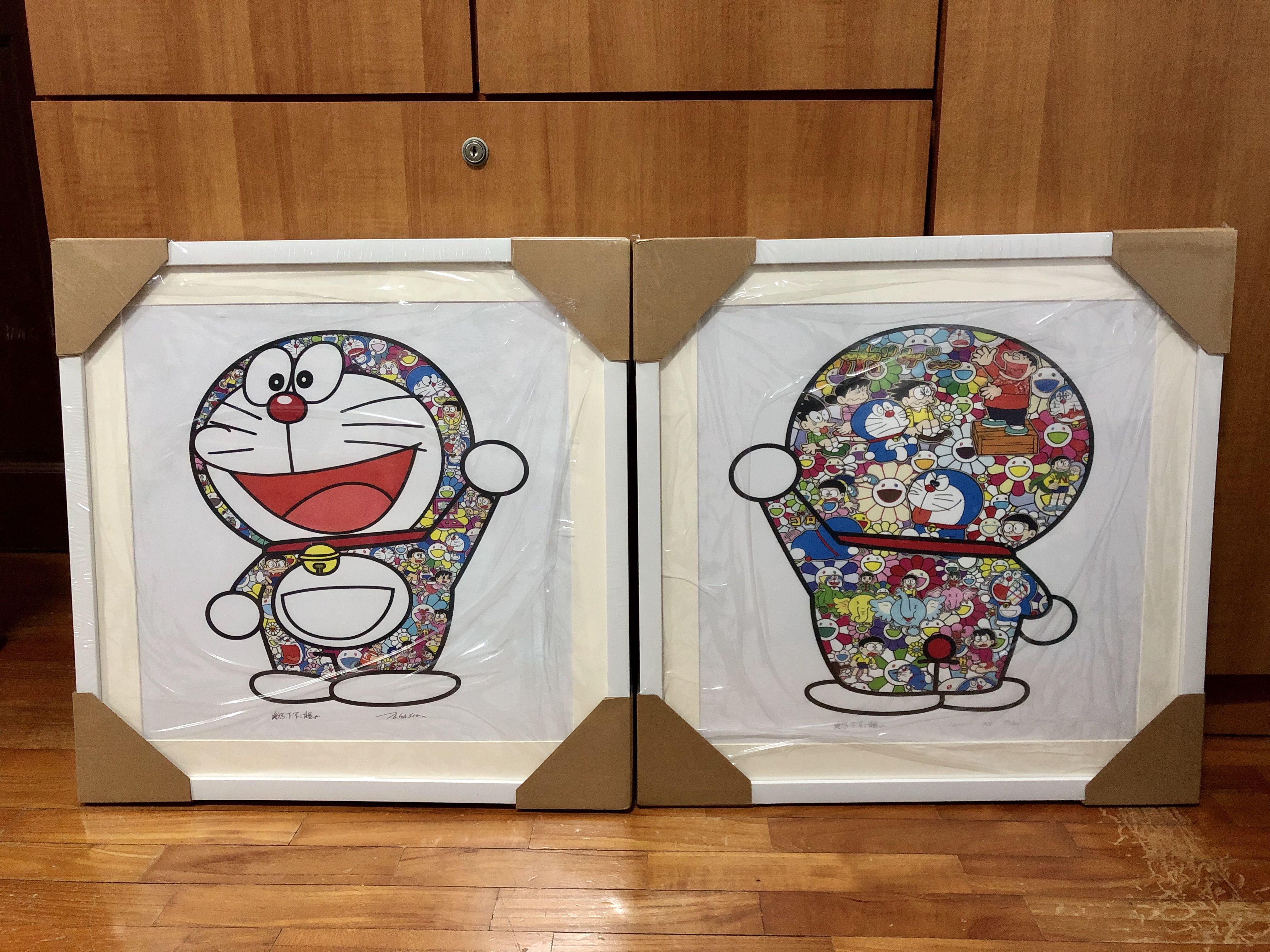 Takashi Murakami Doraemon Signed Thank You 2020 Wall Art Frame Art