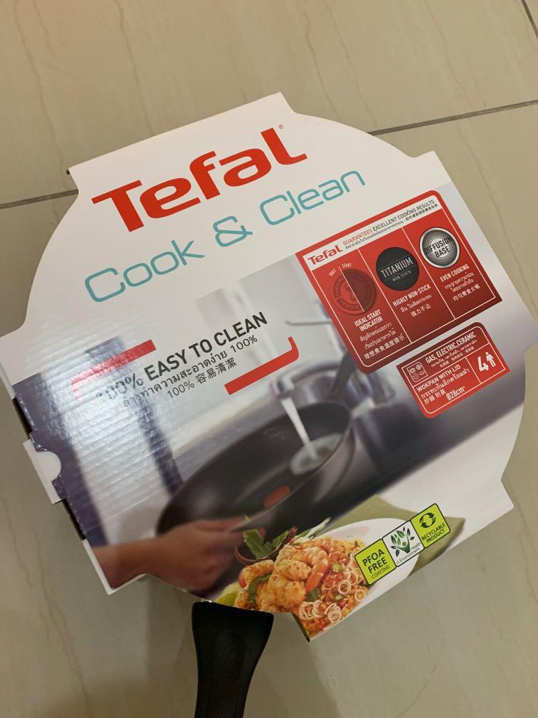 TEFAL EXTRA COOK AND CLEAN WOK FRYPAN 28 CM B5541932