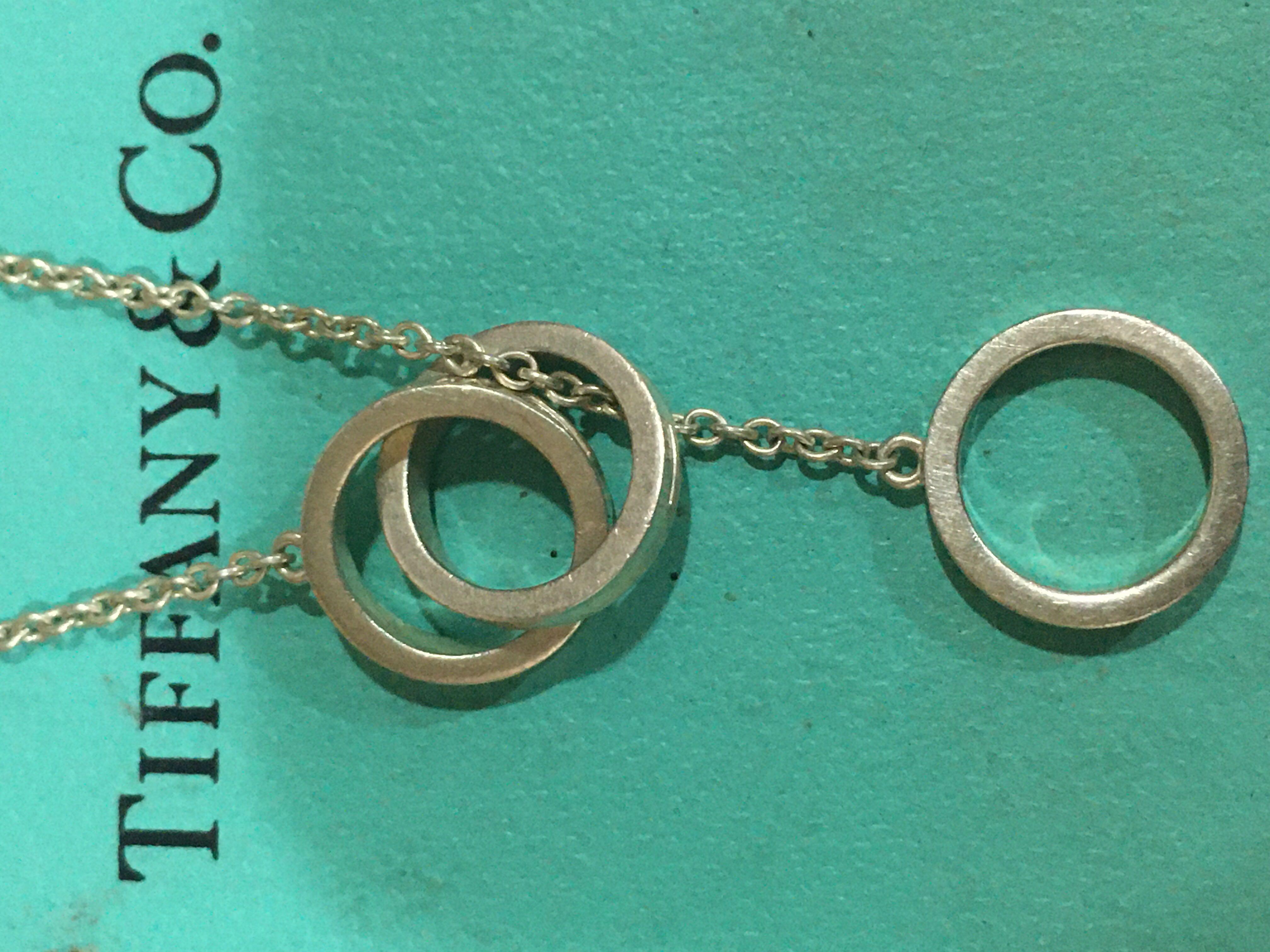Co 1837 Triple Circle Lariat Necklace 