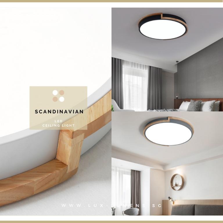 Tonder Scandinavian Leds Ceiling Light Furniture Home Decor Lighting Supplies On Carousell