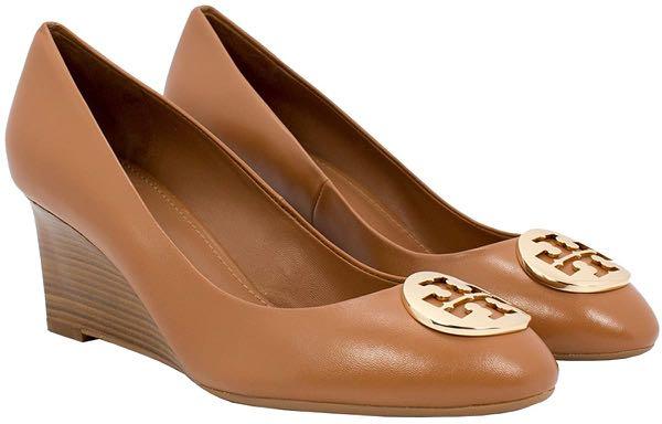 Tory Burch] Alice Wedge 65mm in Royal Tan/size , Women's Fashion,  Footwear, Heels on Carousell