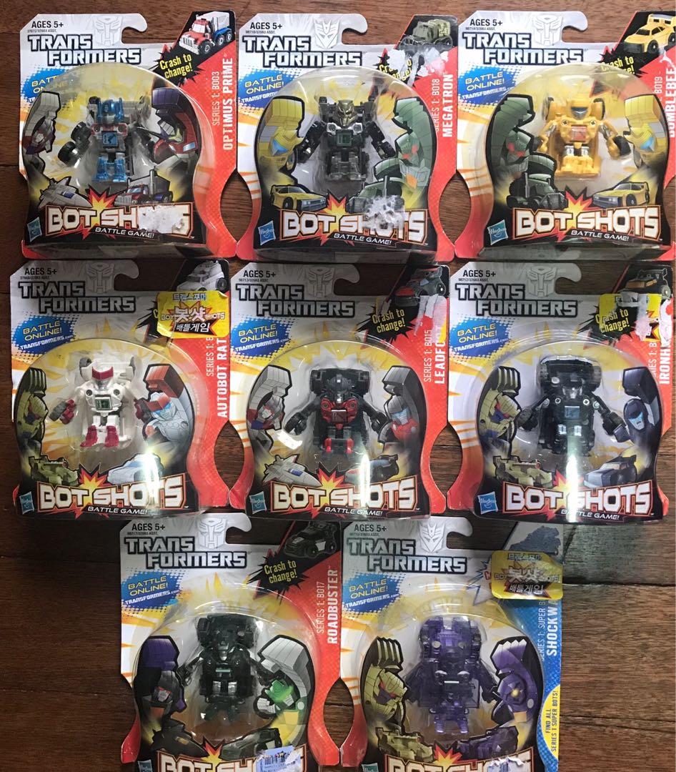 Transformers Bot Shots (Category: Action & Battle Toys) located in San Fernando. Submitted by collecatoy (Listing ID 1025025384, Image 1). Description: 350 for each .