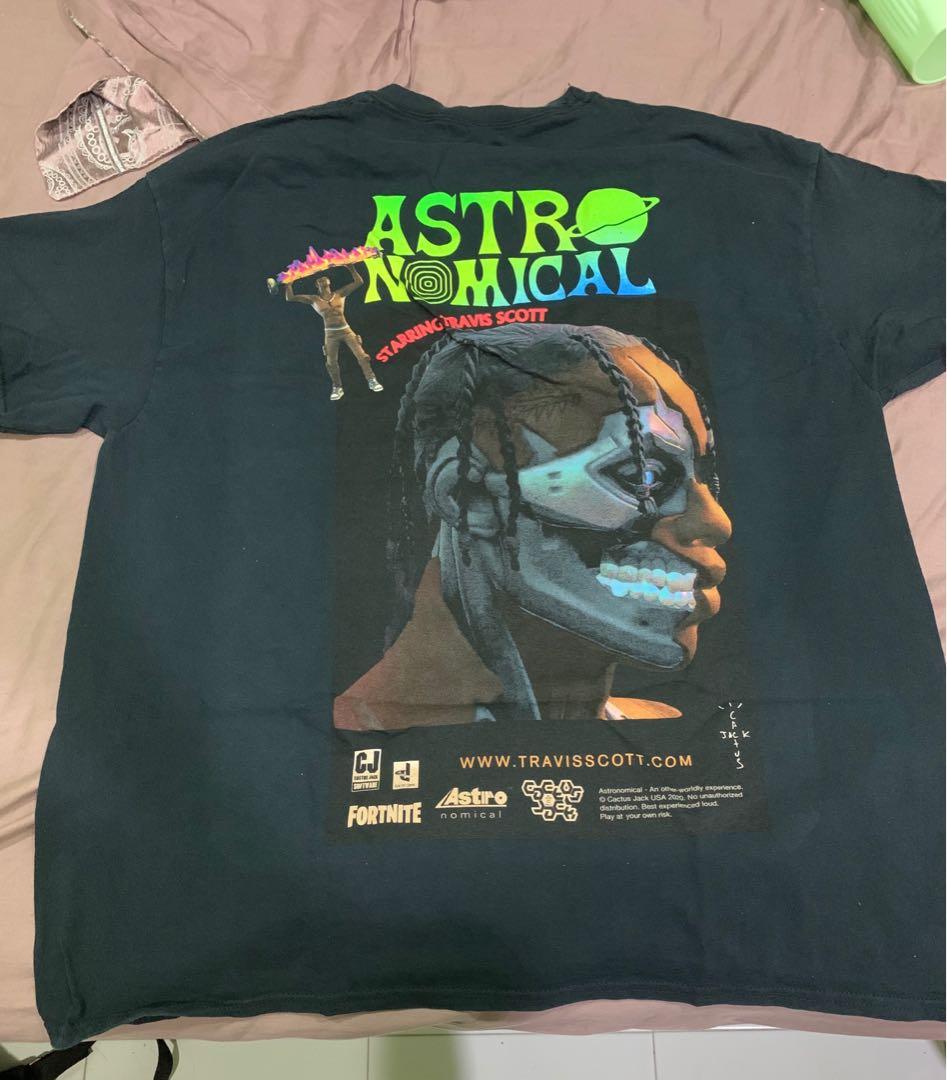 Travis Scott Merch Tee Men S Fashion Clothes Tops On Carousell