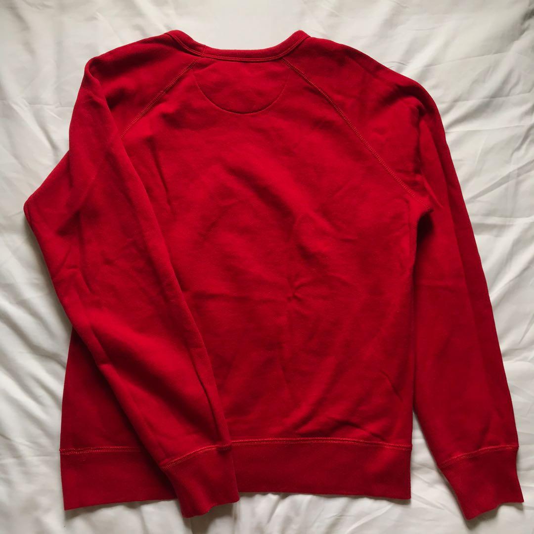 Red crew sweater clearance