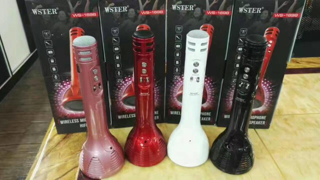 wireless microphone hifi speaker ws 1698
