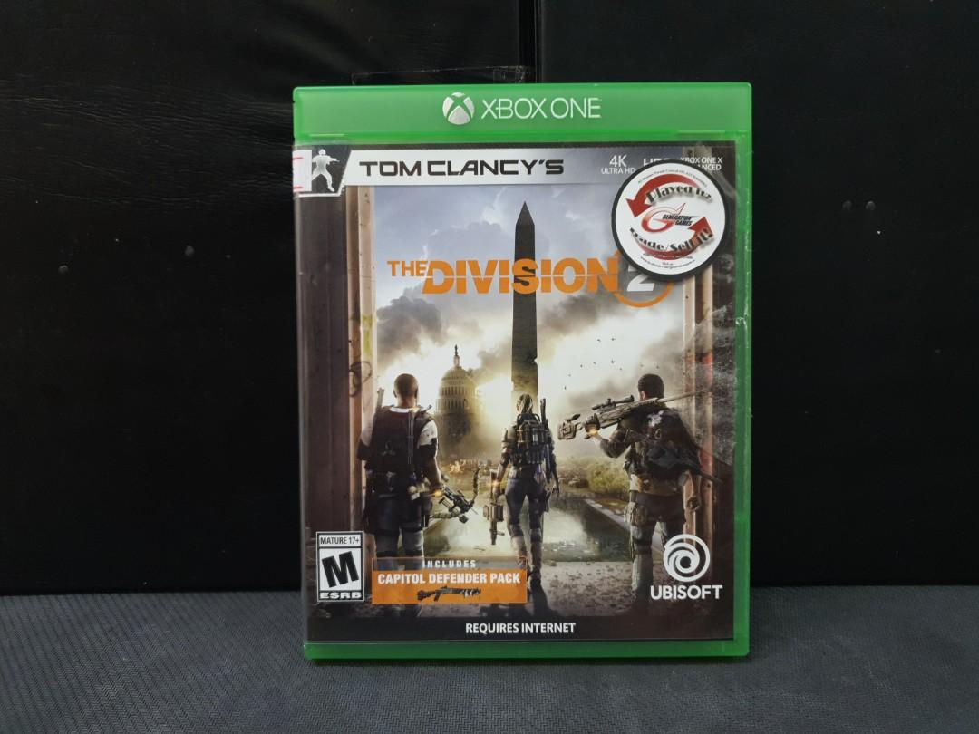 XBOX ONE The Division 2 (Used Game), Video Gaming, Video Games, Xbox on  Carousell