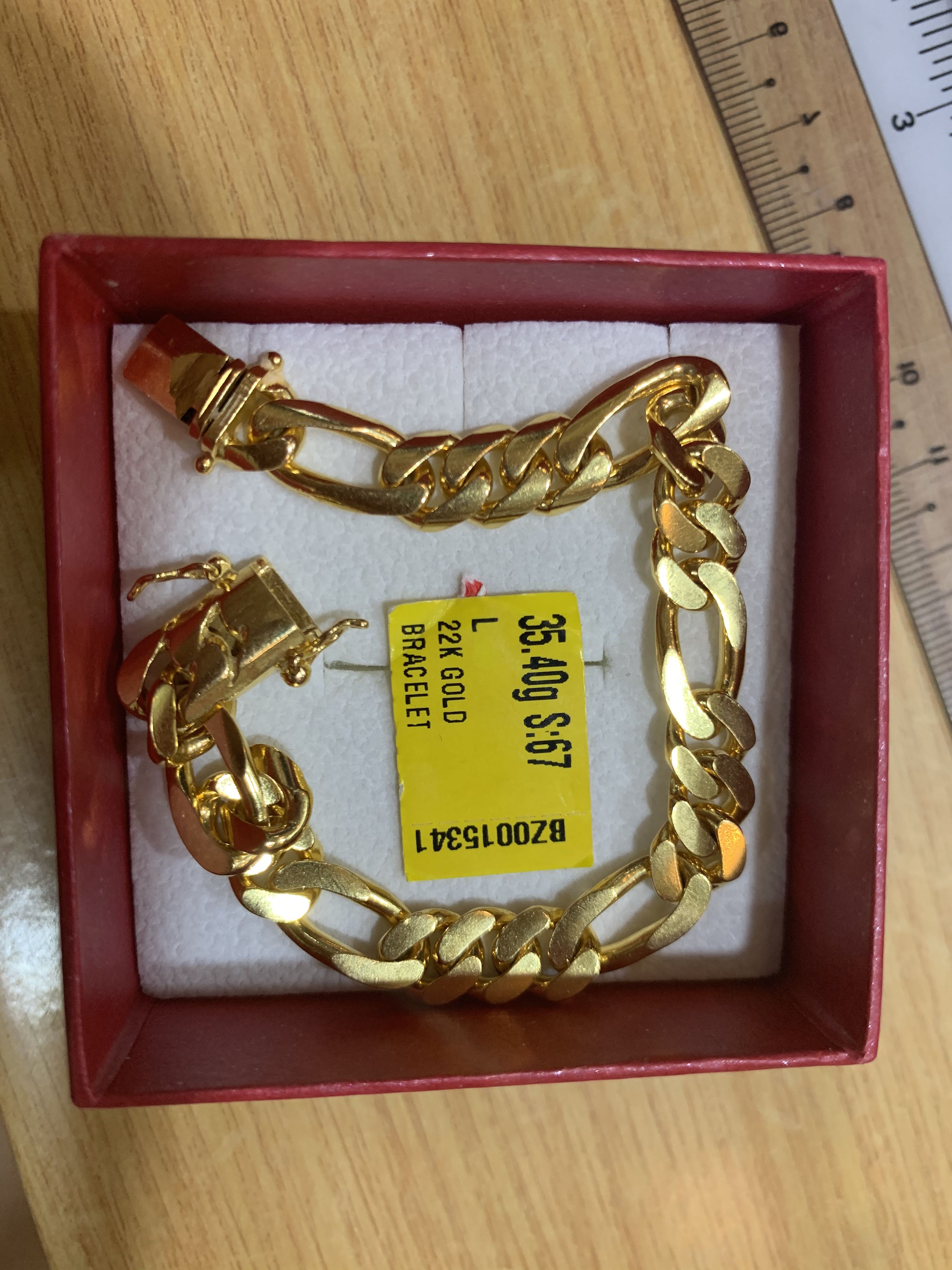 Mens bracelets clearance 22k gold