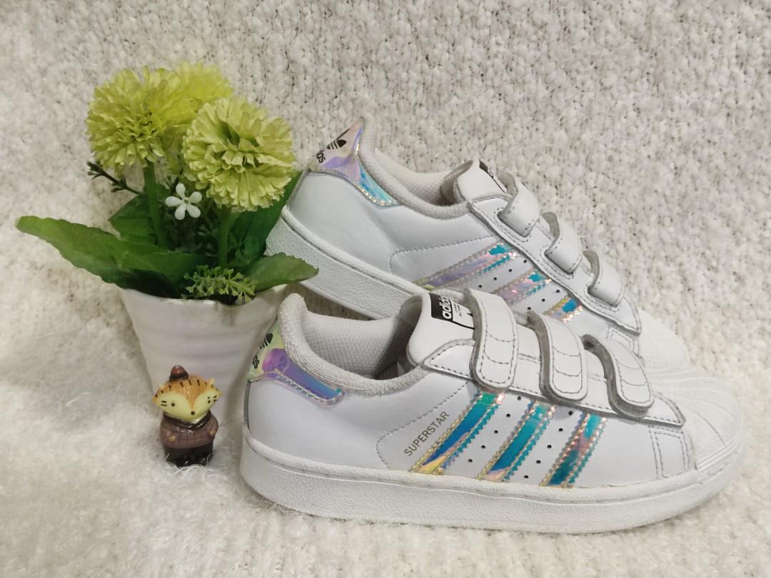 adidas superstar holographic kids