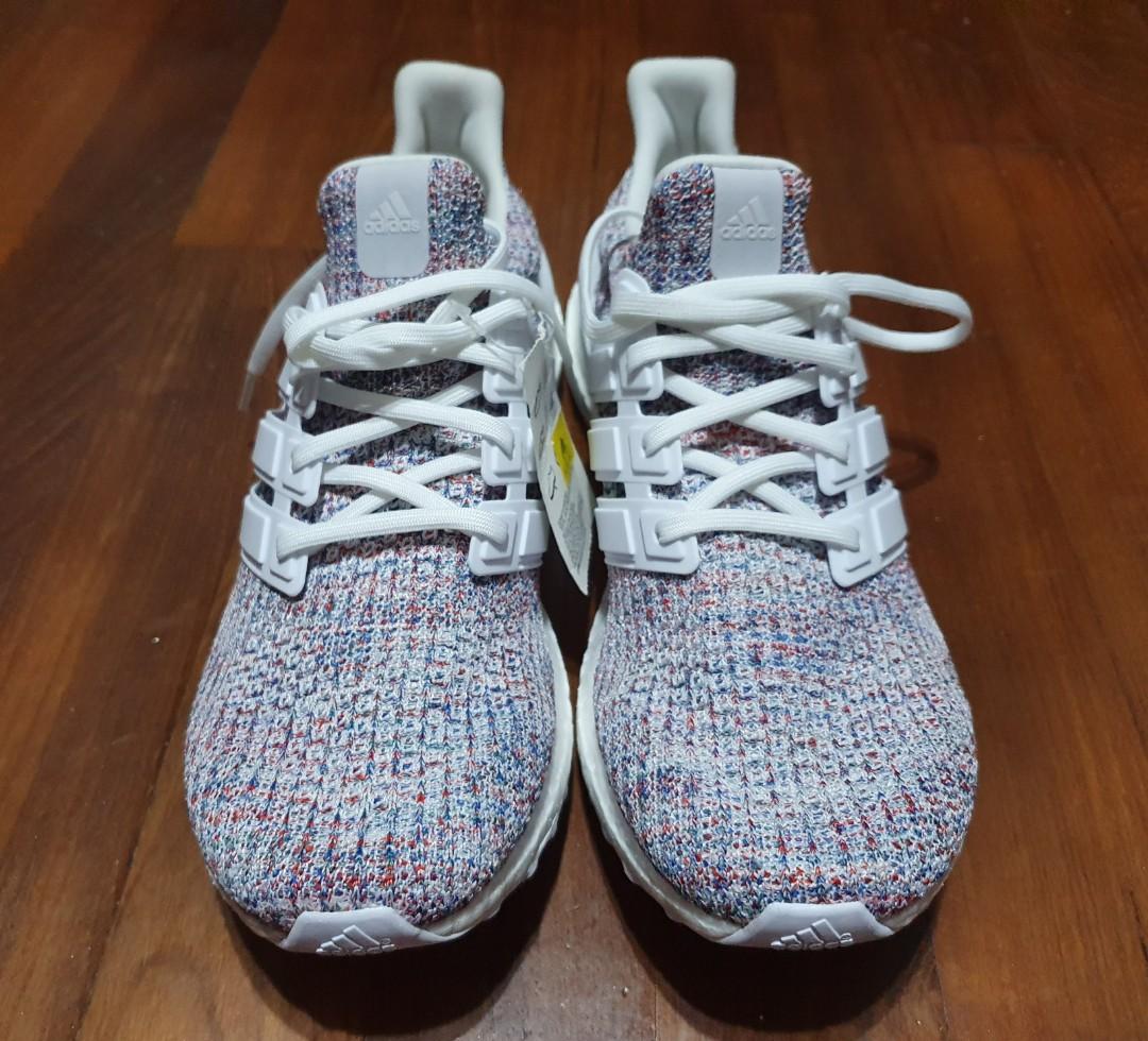 Adidas Ultraboost 4 0 White Multi Color 2 Men S Fashion Footwear Sneakers On Carousell