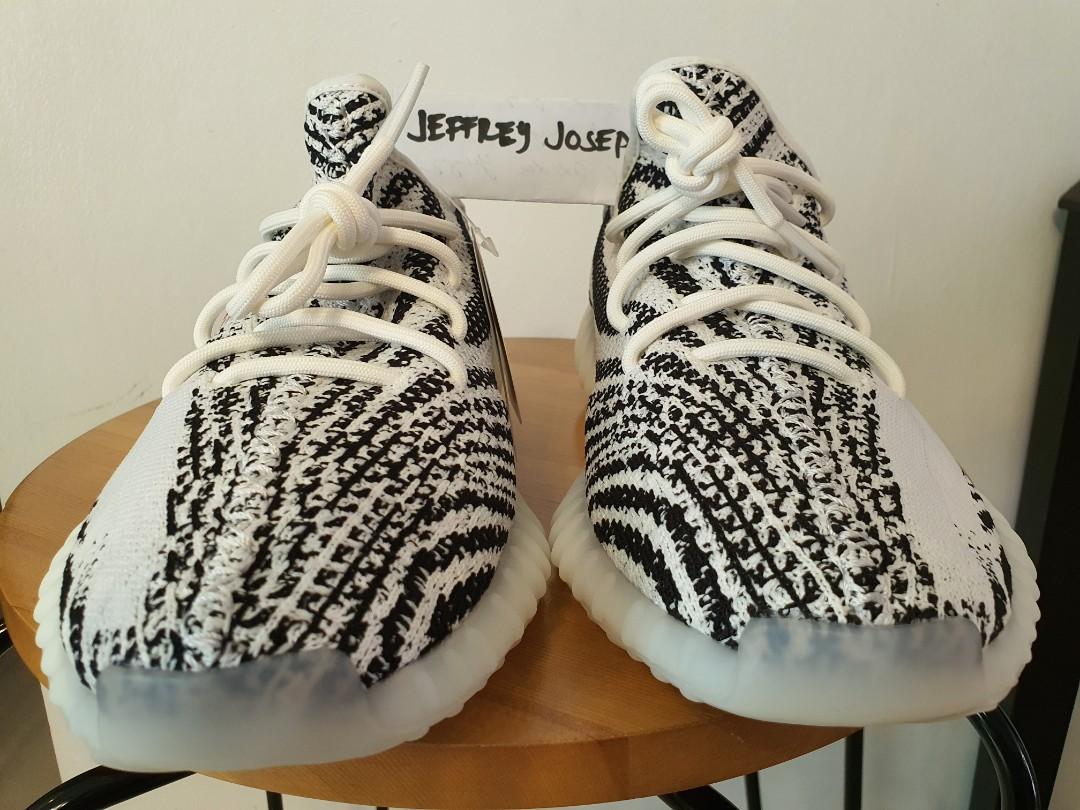 Yeezy clearance zebra 10.5