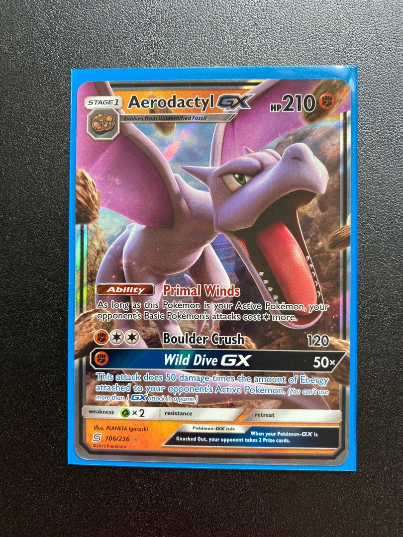 Aerodactyl-GX - Unified Minds Pokemon Review 