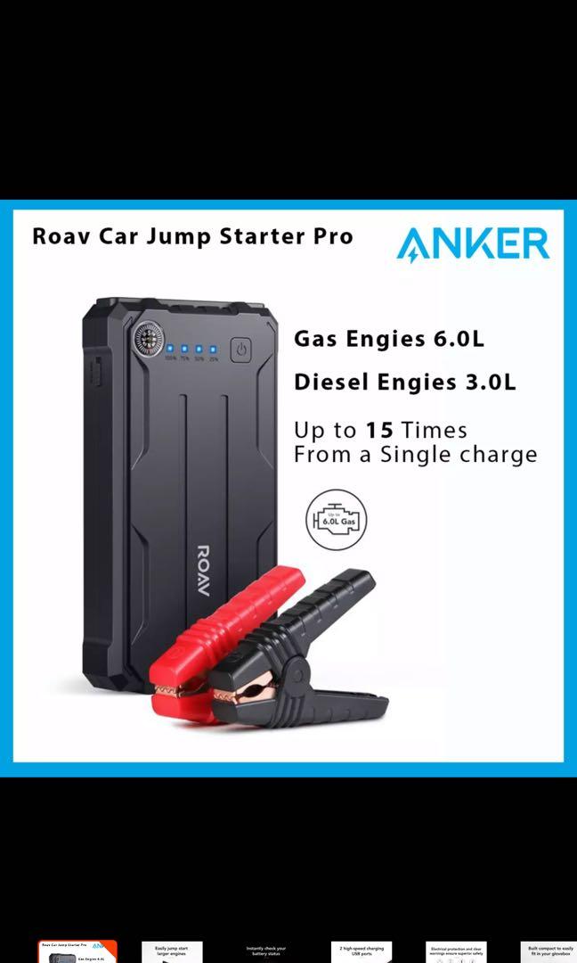 ANKER PRO VERSION 800A (ROAV) JUMP STARTER 800A PEAK 12V 6.0L Petrol 3.