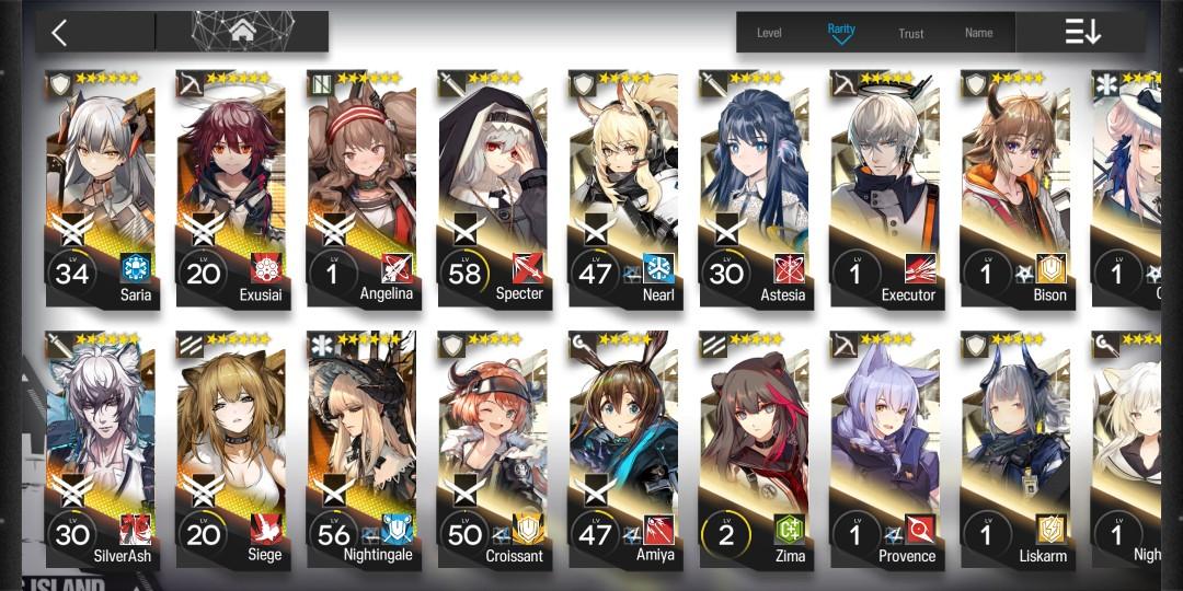 Arknights 6 6* Operators Mid-End Game Global Siege Account, Video ...