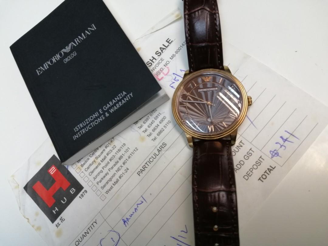 armani watch very