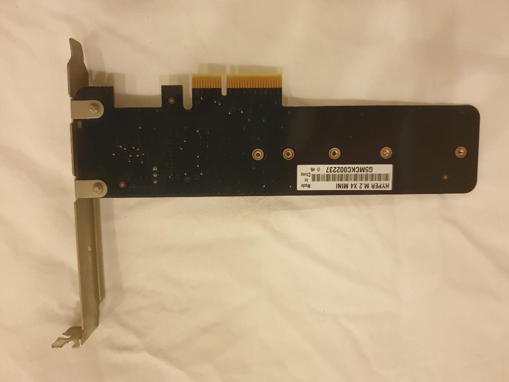Asus Hyper M.2 x4 Mini - PCIe card for M.2 expansion, Computers & Tech ...
