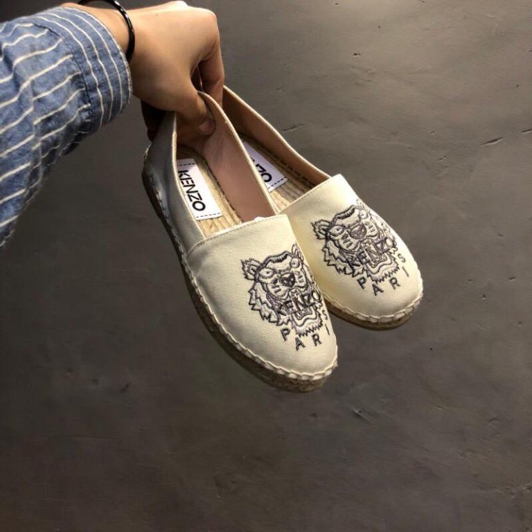 kimplante Vend tilbage torsdag Authentic Kenzo Espadrilles, Women's Fashion, Footwear, Loafers on Carousell