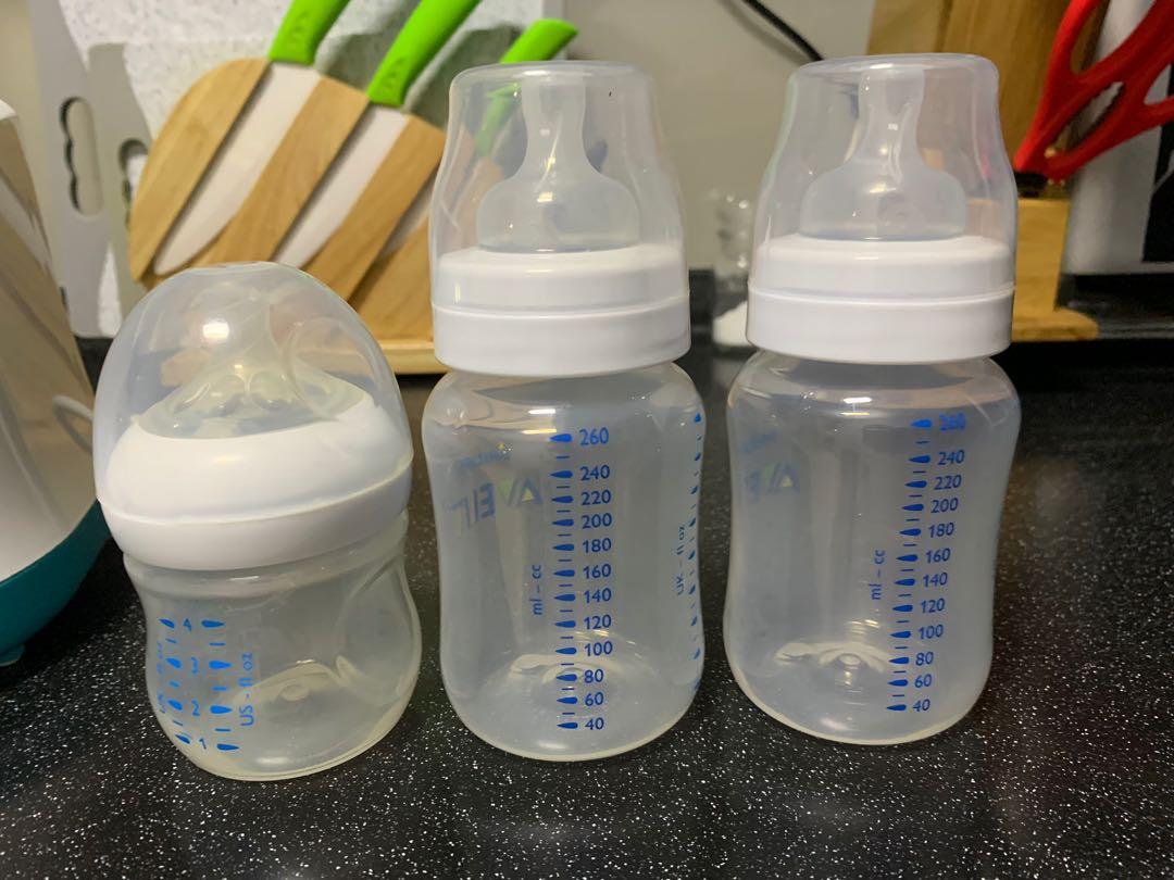 used baby bottles