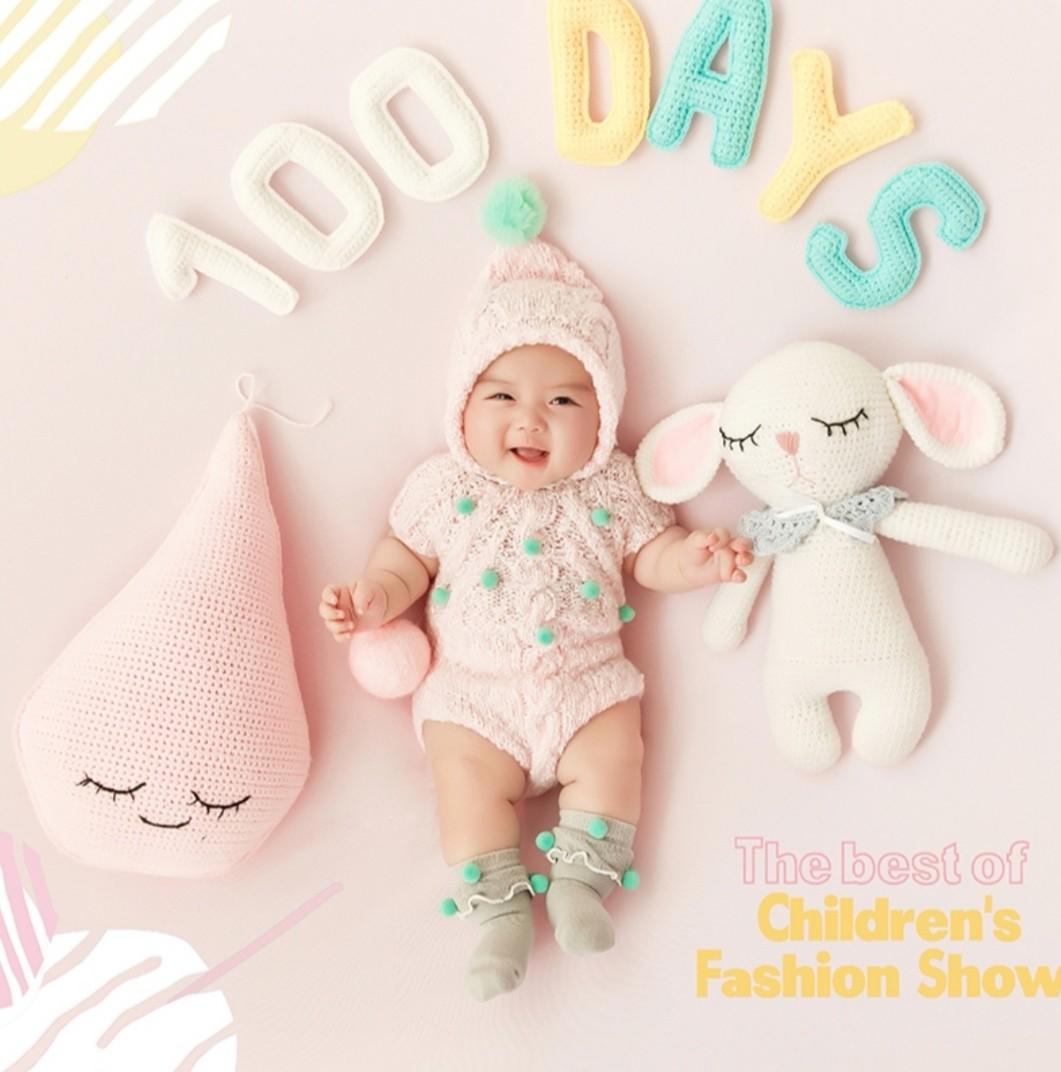 Baby 100 days photography props, Babies & Kids, Babies & Kids Fashion on Carousell