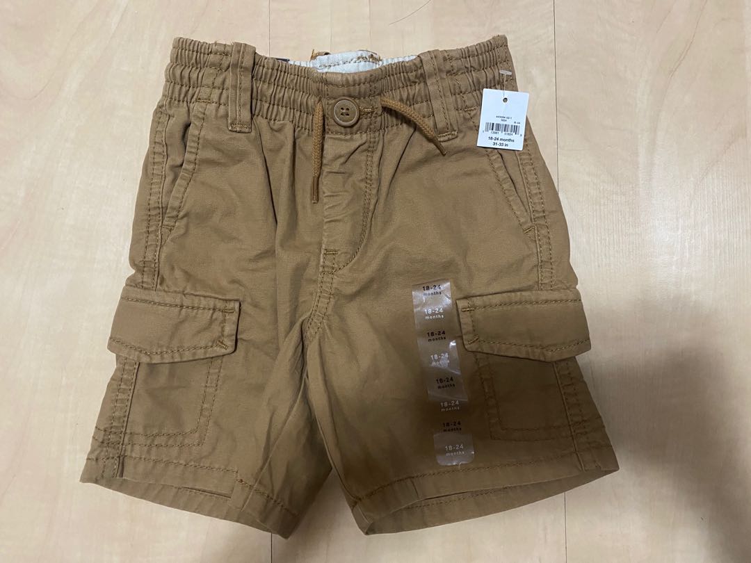 baby boy khaki shorts