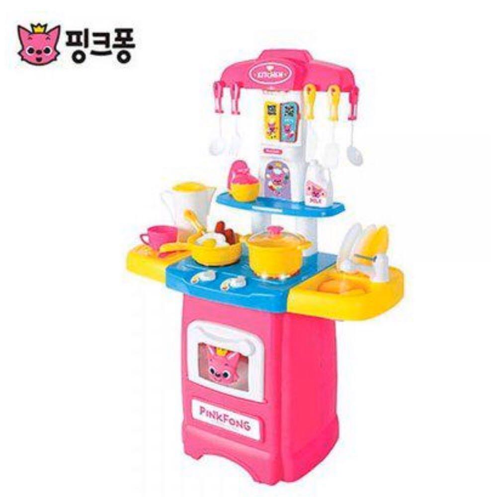 韓國🇰🇷Baby shark 美女廚房👩🏻‍🍳👨🏻‍🍳玩具 音樂出水水喉💦💦, 玩具 & 遊戲類, 玩具 - Carousell