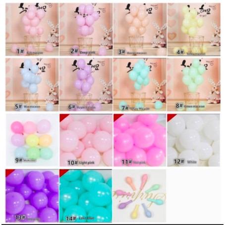 Balon Macaron Pastel 12 Inch 1 Pack Isi 100 Barang Yang Dicari Di Carousell