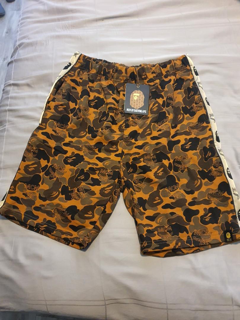 Mcm bape sales pants