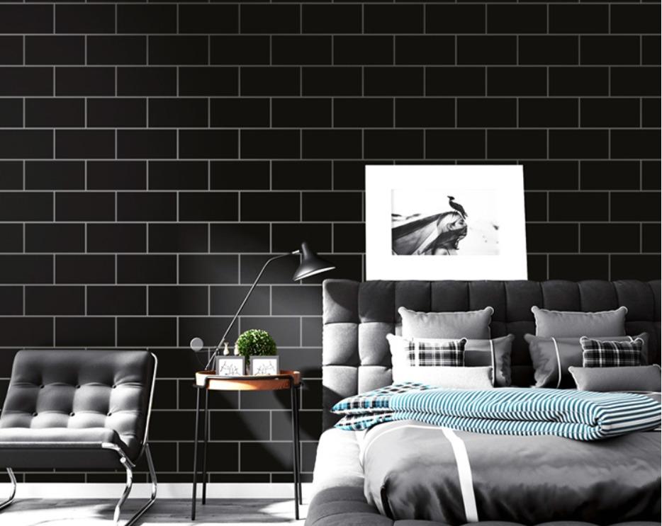 Black shop wallpaper sticker