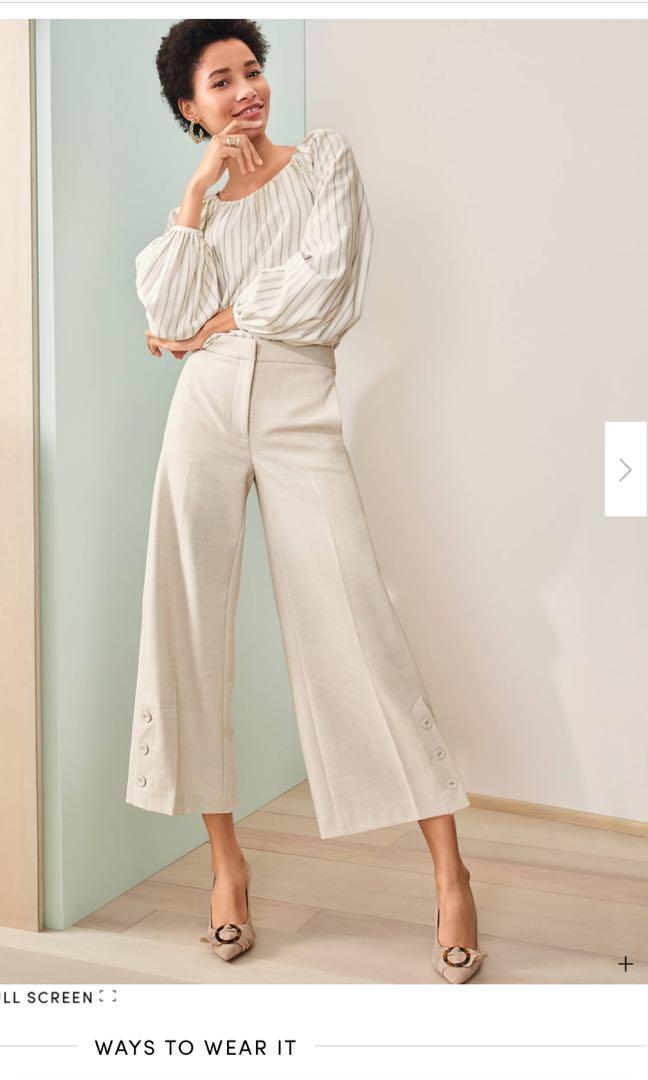BNWT Ann Taylor wide leg suit pants 