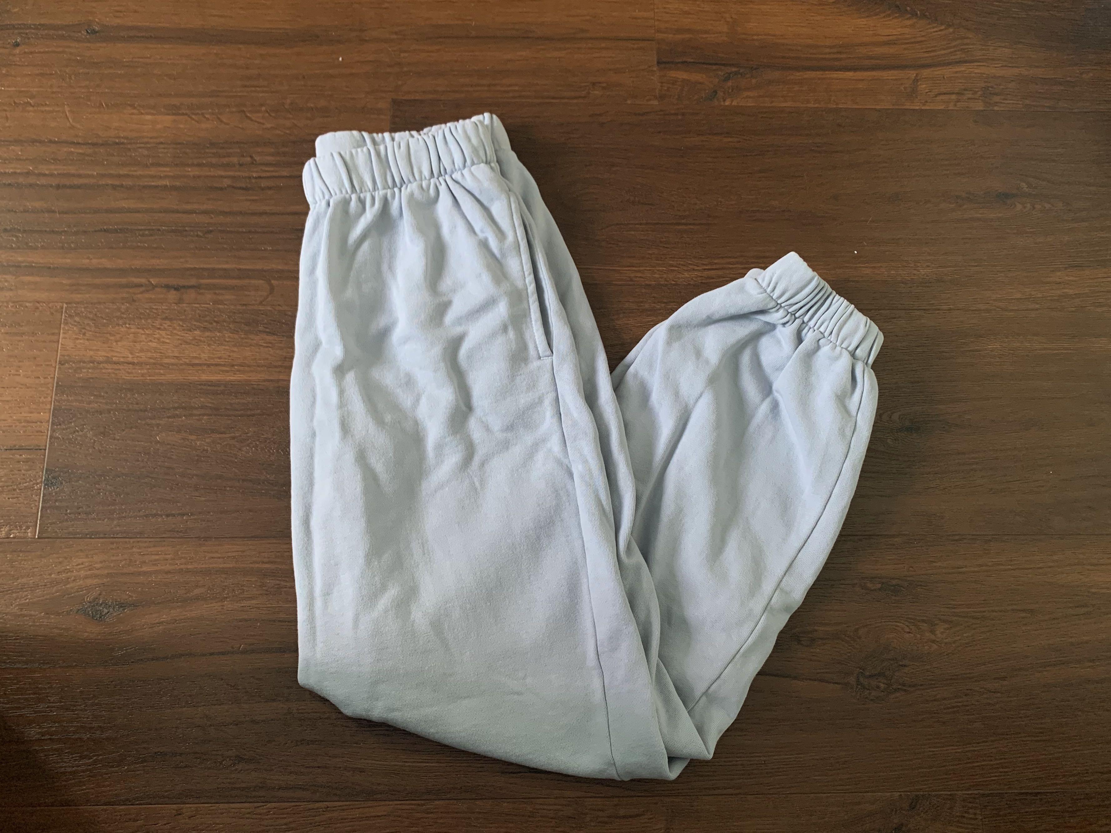 light blue brandy sweatpants