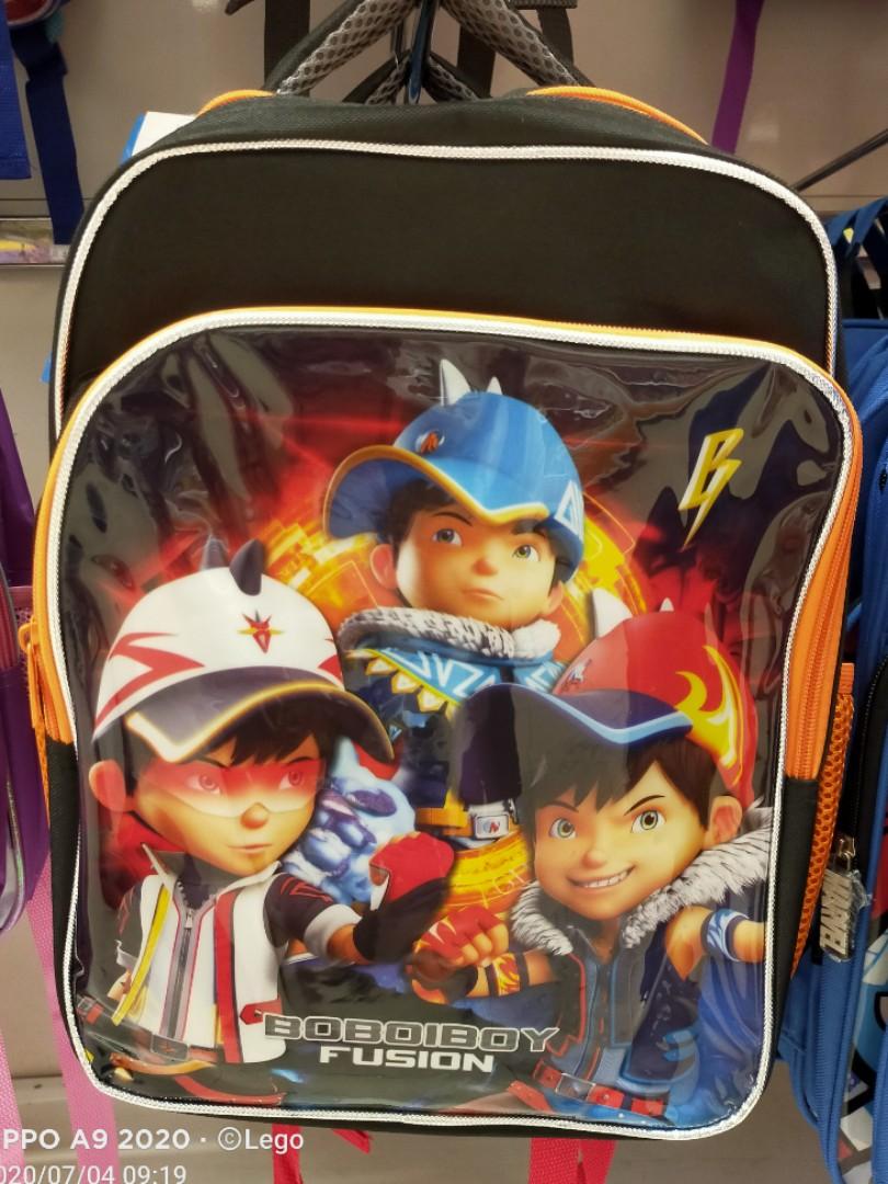 ✨New! Boboiboy Fusion Frostfire Supra Solar Primary School Trolley Bag /  Beg Troli Sekolah (6 Wheel) | Lazada