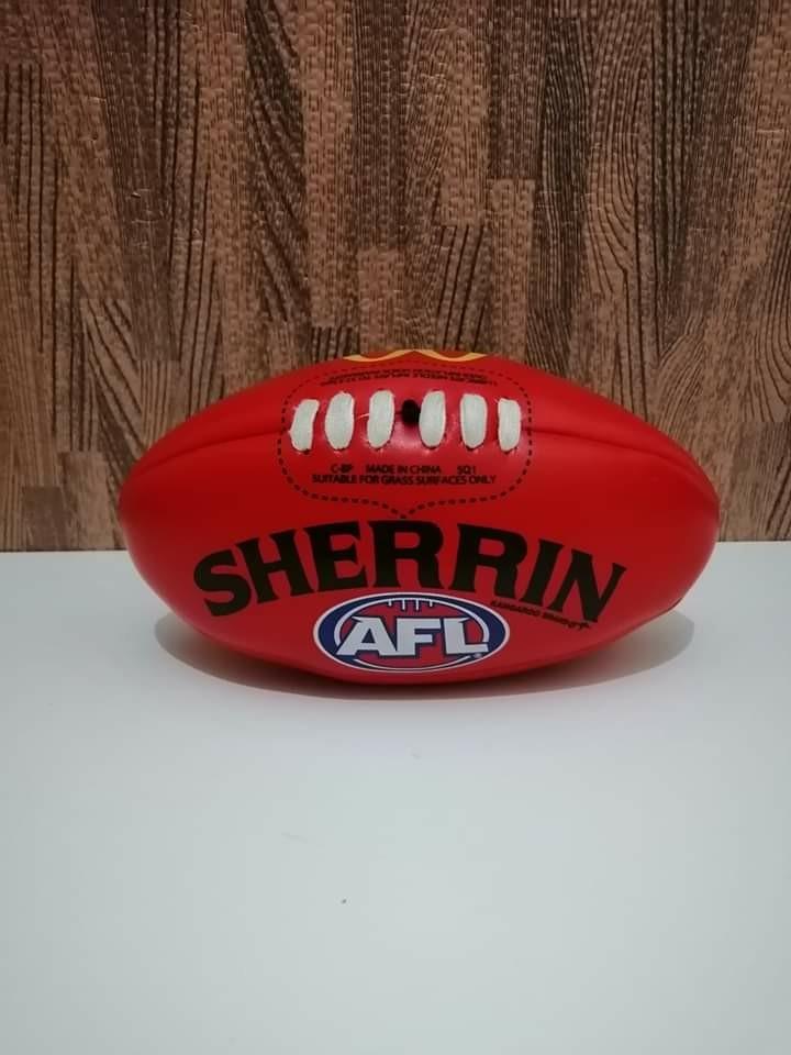 Bola Rugby Sherrin Afl Mcd Toys Games Action Figures Collectibles On Carousell