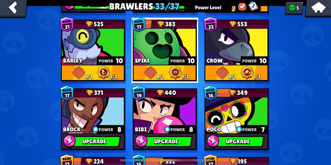 Brawl Stars Account Only For Accounts With Sprout Trading Video Gaming Gaming Accessories Game Gift Cards Accounts On Carousell - account brawl stars euro