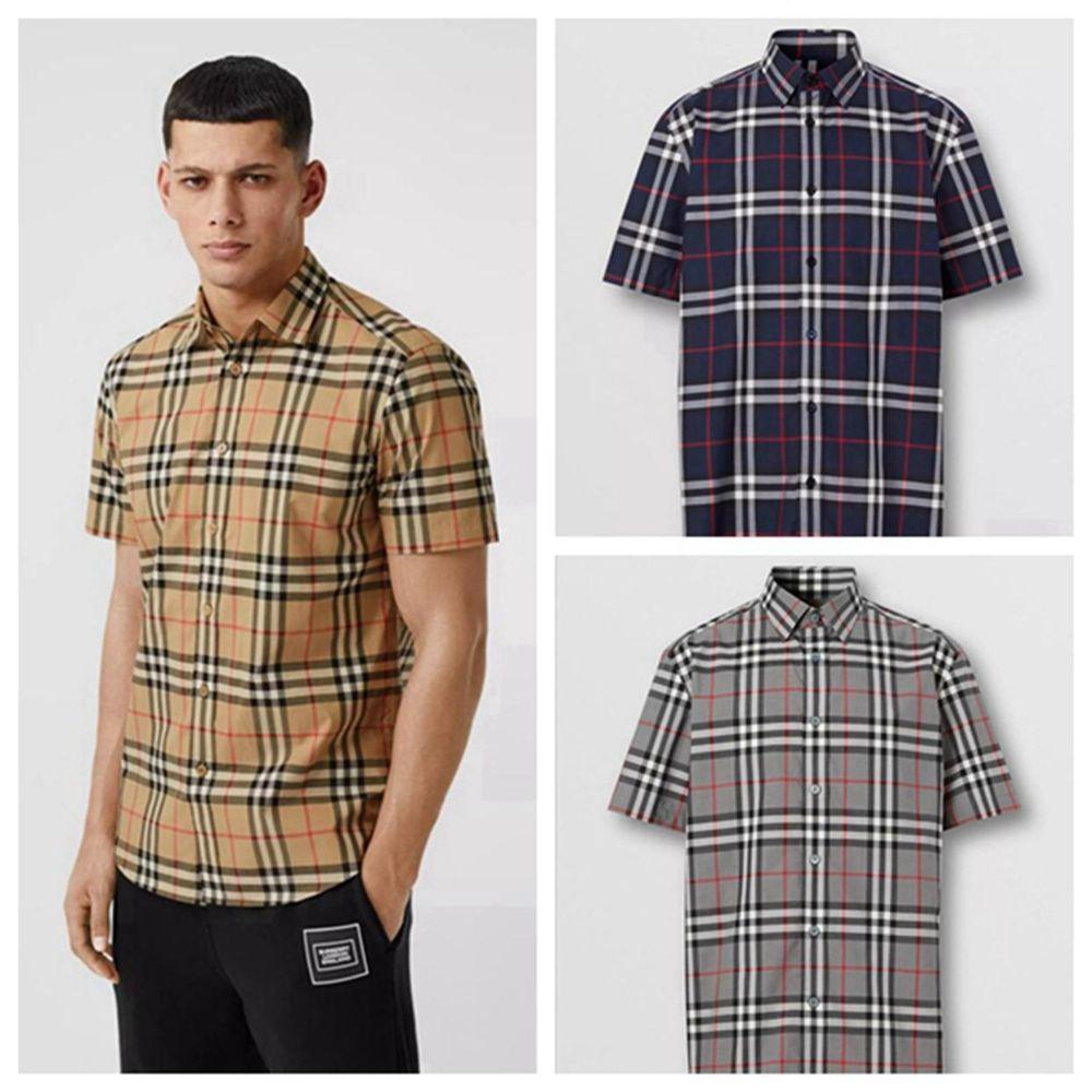 burberry shirt short sleeve mens