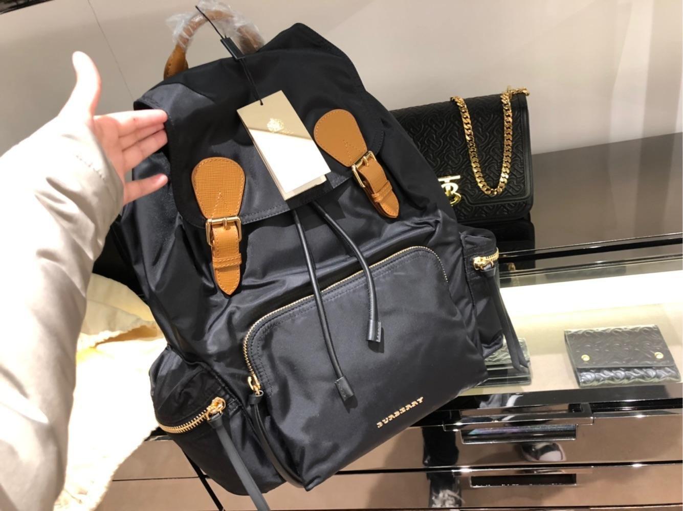womens large black backpack