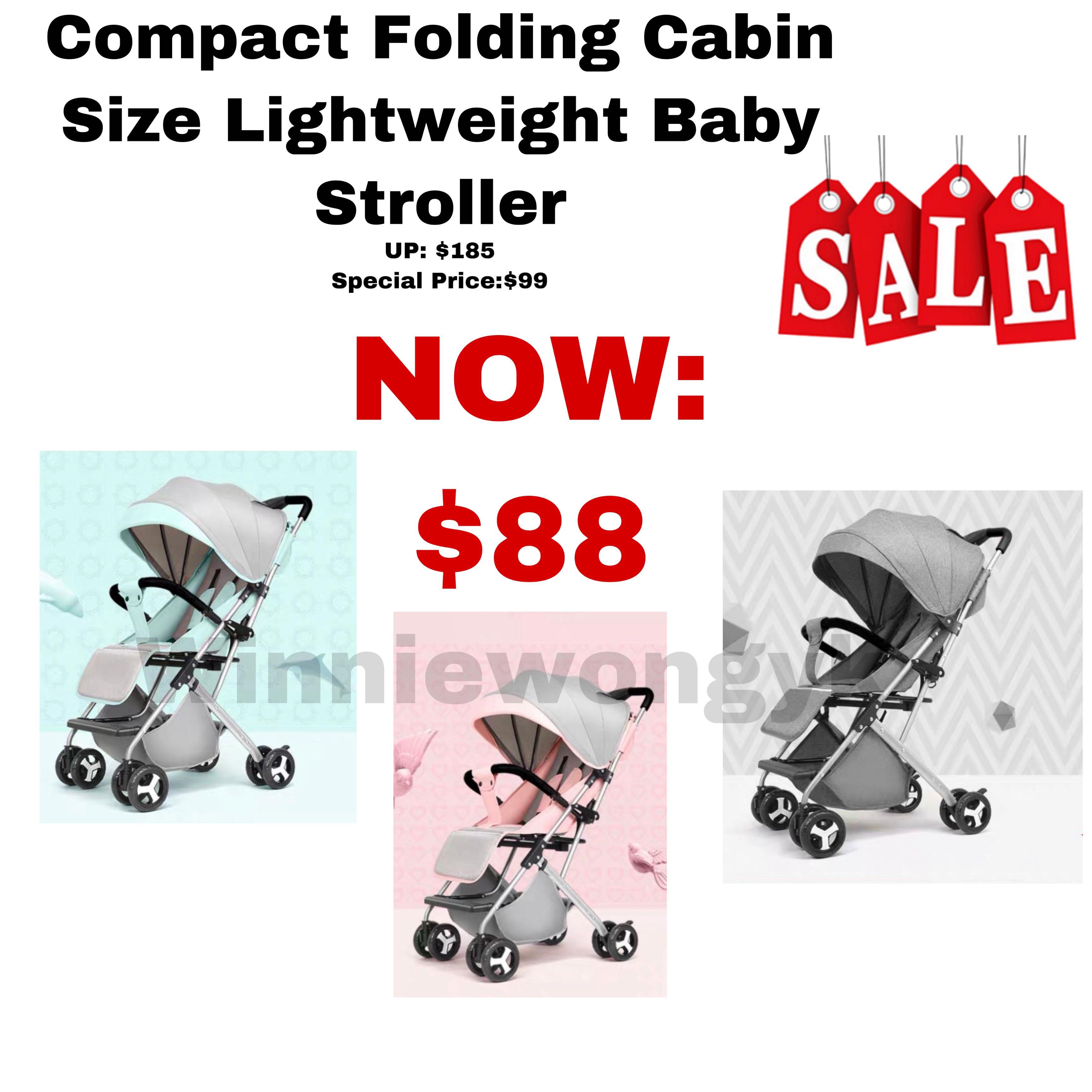 lightweight stroller cabin size
