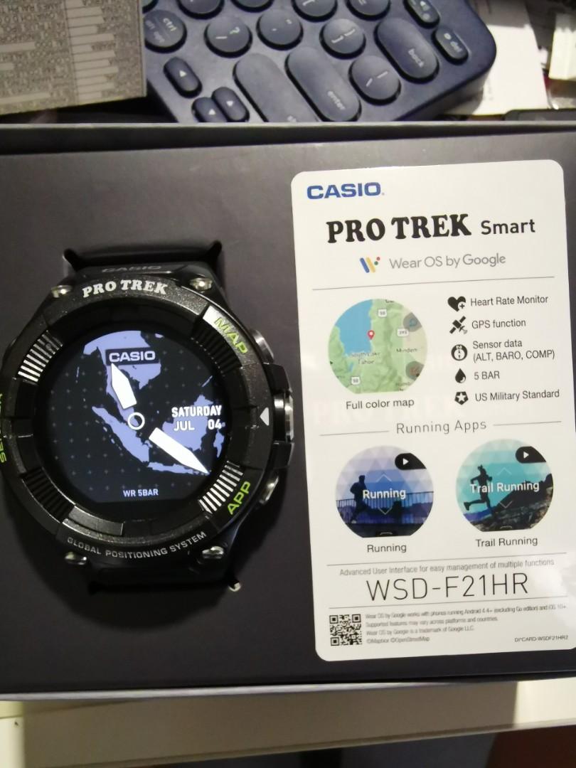 Casio Pro Trek Smart Wsd F21hr Men S Fashion Watches On Carousell