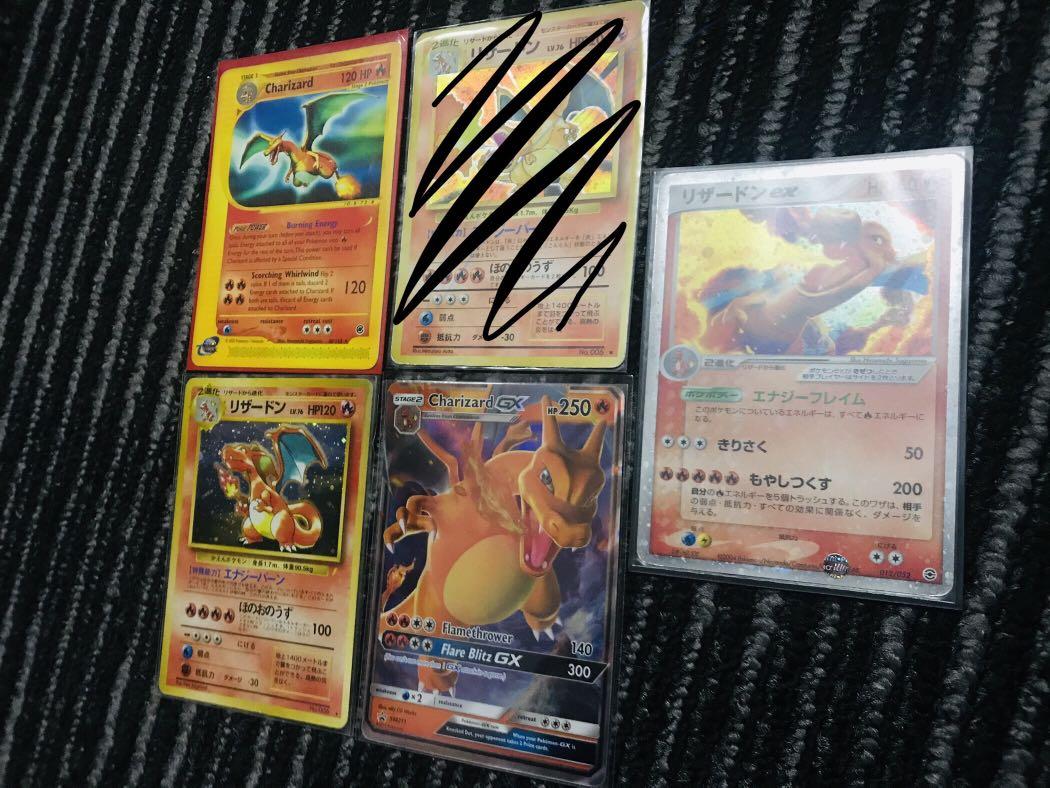 Charizard Lot Pokemon Toys Games Board Games Cards On Carousell