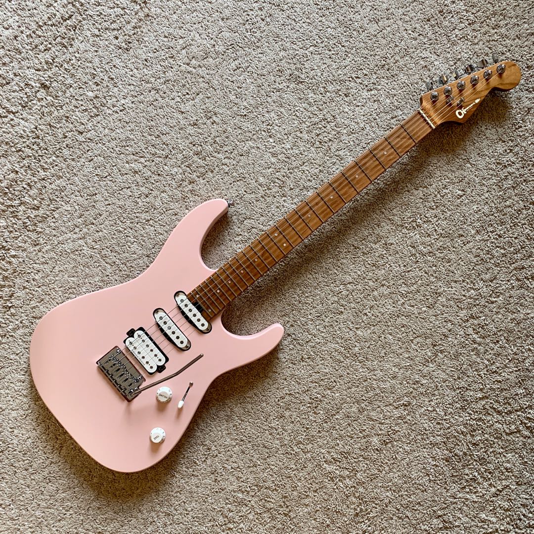 Charvel dk24 top hss pink