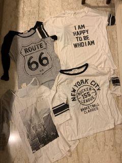[CLEARANCE] BASIC CASUAL MID SLEEVE TOPS