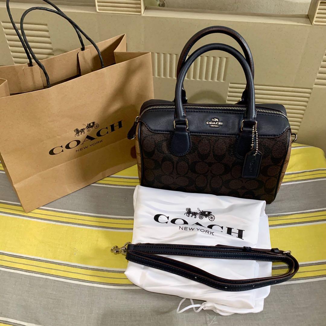 Coach Mini Bennet Satchel, Luxury, Bags & Wallets on Carousell